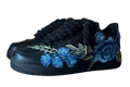 NIKE AIR FORCE 1 LOW 'BLACK / BLUE ROSE ROPE LACES'