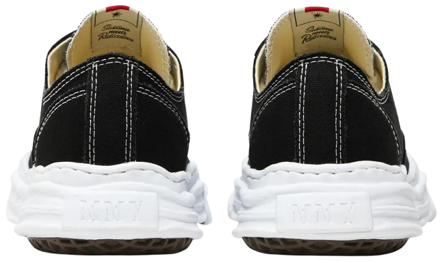 MAISON MIHARA YASUHIRO HANK OG SOLE CANVAS LOW BLACK