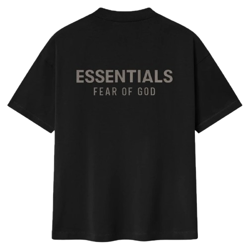 FEAR OF GOD ESSENTIALS CLASSIC T-SHIRT 'JET BLACK' FW25
