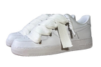 NIKE AIR FORCE 1 LOW 'WHITE / LANVIN PURE WHITE ROPE LACES'
