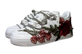 NIKE AIR FORCE 1 LOW 'WHITE / RED ROSE DIAMOND ROPE LACES'