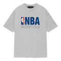 FEAR OF GOD ESSENTIALS NBA T-SHIRT 'LIGHT HEATHER GREY'