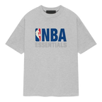 FEAR OF GOD ESSENTIALS NBA T-SHIRT 'LIGHT HEATHER GREY'
