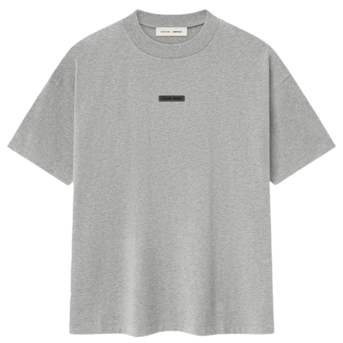 FEAR OF GOD ESSENTIALS CLASSIC T-SHIRT 'CONCRETE HEATHER' FW25