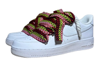 NIKE AIR FORCE 1 LOW 'WHITE / LANVIN RED YELLOW ROPE LACES'