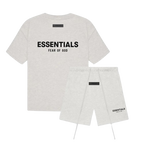 FEAR OF GOD ESSENTIALS SUMMER SET 'LIGHT OATMEAL' SS22