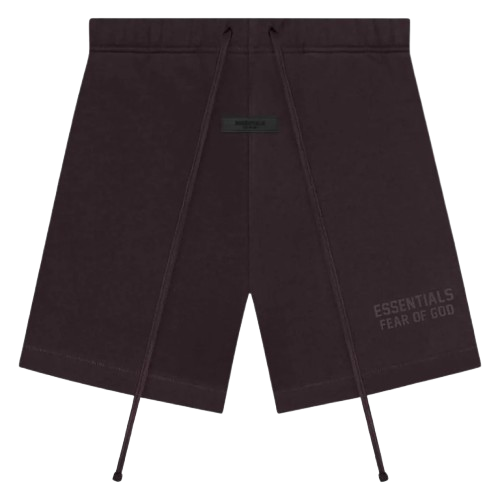 FEAR OF GOD ESSENTIALS SHORT 'PLUM' SS23