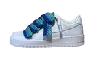 NIKE AIR FORCE 1 LOW 'WHITE / LANVIN BLUE BLACK ROPE LACES'