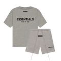 FEAR OF GOD ESSENTIALS SUMMER SET 'DARK OATMEAL' SS22