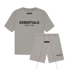FEAR OF GOD ESSENTIALS SUMMER SET 'DARK OATMEAL' SS22