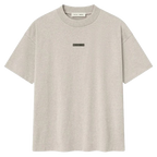 FEAR OF GOD ESSENTIALS T-SHIRT 'HEATHER STONE' FW25