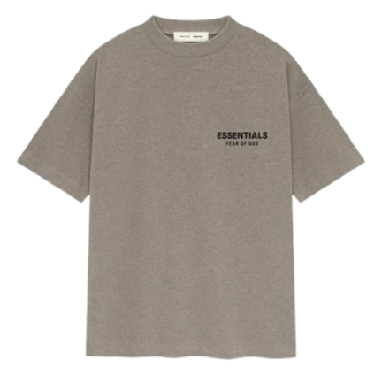 FEAR OF GOD ESSENTIALS T-SHIRT 'HOMESTEAD HEATHER' SS25