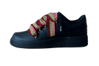 NIKE AIR FORCE 1 LOW 'BLACK / LANVIN RED YELLOW ROPE LACES'