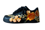 NIKE AIR FORCE 1 LOW 'BLACK / YELLOW ROSE ROPE LACES'