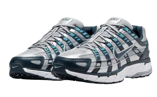 NIKE P-6000 'ARMORY NAVY FLAT SILVER'