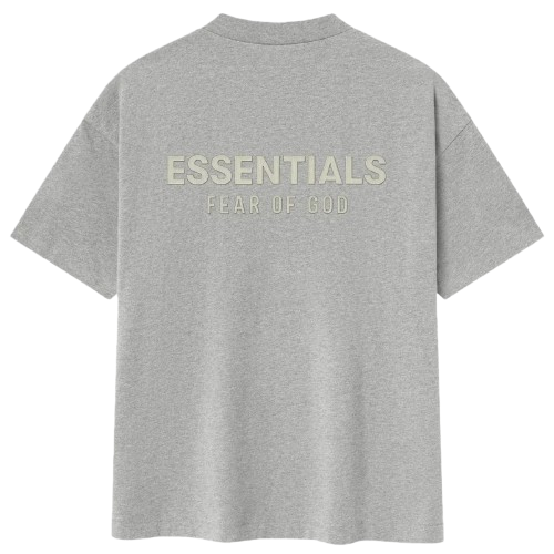 FEAR OF GOD ESSENTIALS CLASSIC T-SHIRT 'CONCRETE HEATHER' FW25