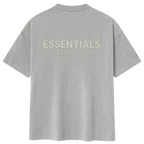 FEAR OF GOD ESSENTIALS CLASSIC T-SHIRT 'CONCRETE HEATHER' FW25