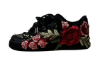NIKE AIR FORCE 1 LOW 'BLACK / RED ROSE DIAMOND ROPE LACES'