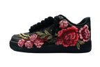 NIKE AIR FORCE 1 LOW 'BLACK / RED ROSE ROPE LACES'