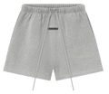 FEAR OF GOD ESSENTIALS CLASSIC FLEECE SHORT 'CONCRETE HEATHER' FW25