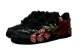 NIKE AIR FORCE 1 LOW 'BLACK / RED ROSE DIAMOND ROPE LACES'