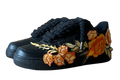 NIKE AIR FORCE 1 LOW 'BLACK / YELLOW ROSE ROPE LACES'