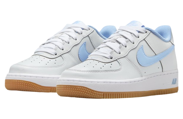 NIKE AIR FORCE 1 LOW GS 'PHOTON DUST/PHYSIC BLUE' 37.5