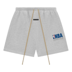 FEAR OF GOD ESSENTIALS X NBA SHORT 'LIGHT HEATHER'
