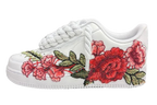 NIKE AIR FORCE 1 LOW 'WHITE / RED ROSE ROPE LACES'