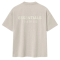 FEAR OF GOD ESSENTIALS T-SHIRT 'HEATHER STONE' FW25