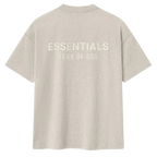FEAR OF GOD ESSENTIALS T-SHIRT 'HEATHER STONE' FW25