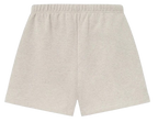 FEAR OF GOD ESSENTIALS CLASSIC FLEECE SHORT 'HEATHER STONE' FW25