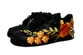 NIKE AIR FORCE 1 LOW 'BLACK / YELLOW ROSE DIAMOND ROPE LACES'