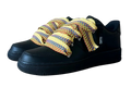 NIKE AIR FORCE 1 LOW 'BLACK / LANVIN YELLOW BLUE ROPE LACES'