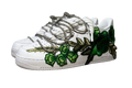 NIKE AIR FORCE 1 LOW 'WHITE / GREEN ROSE DIAMOND ROPE LACES'