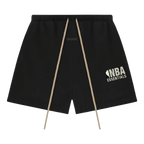 FEAR OF GOD ESSENTIALS X NBA SHORT 'GREY BLACK'
