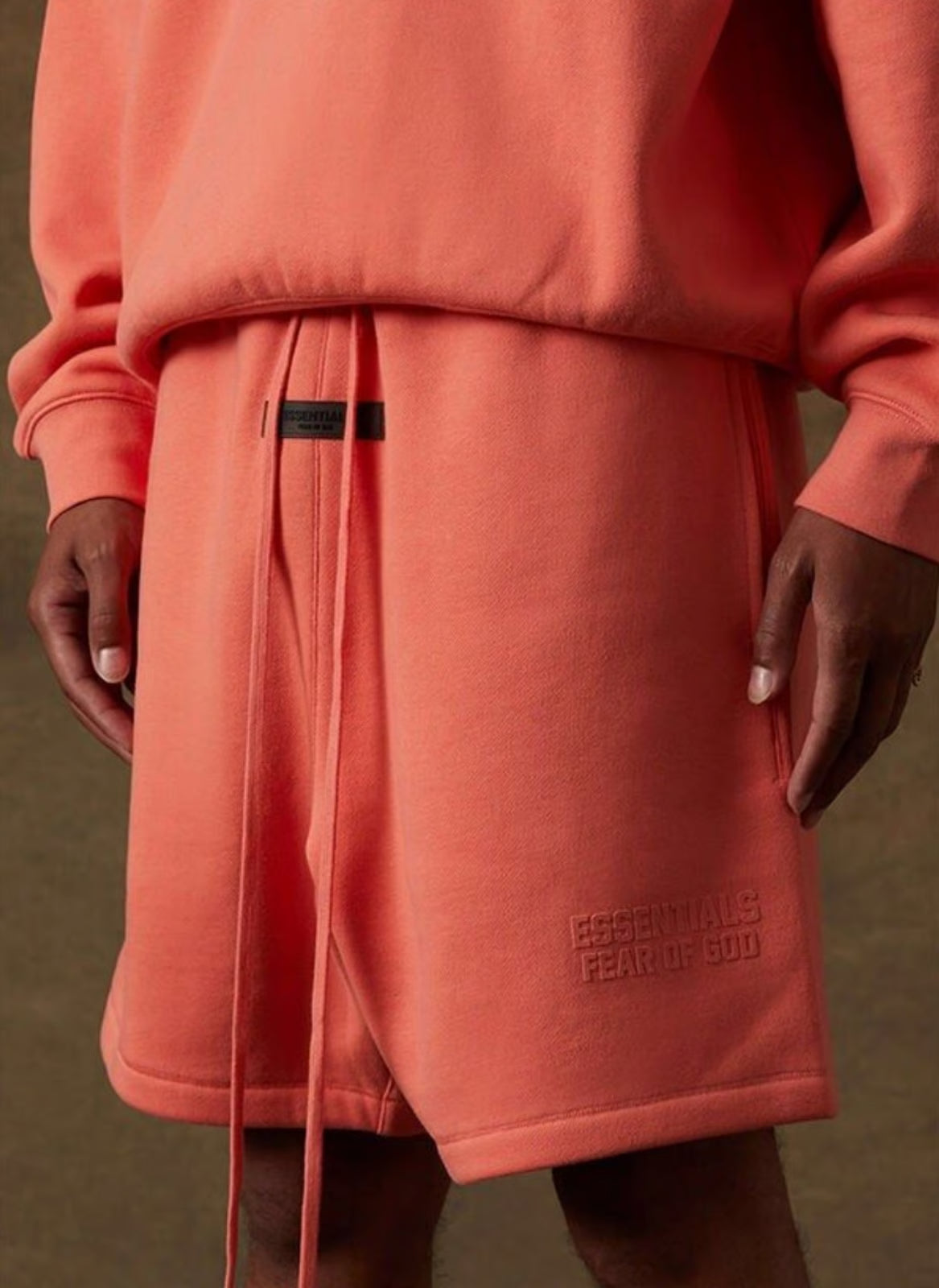 FEAR OF GOD ESSENTILAS SHORT 'CORAL' SS23