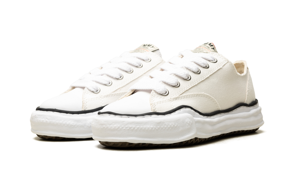 MAISON MIHARA YASUHIRO PETERSON OG SOLE CANVAS LOW "WHITE"