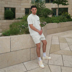FEAR OF GOD ESSENTIALS SUMMER SET 'LIGHT OATMEAL' SS22