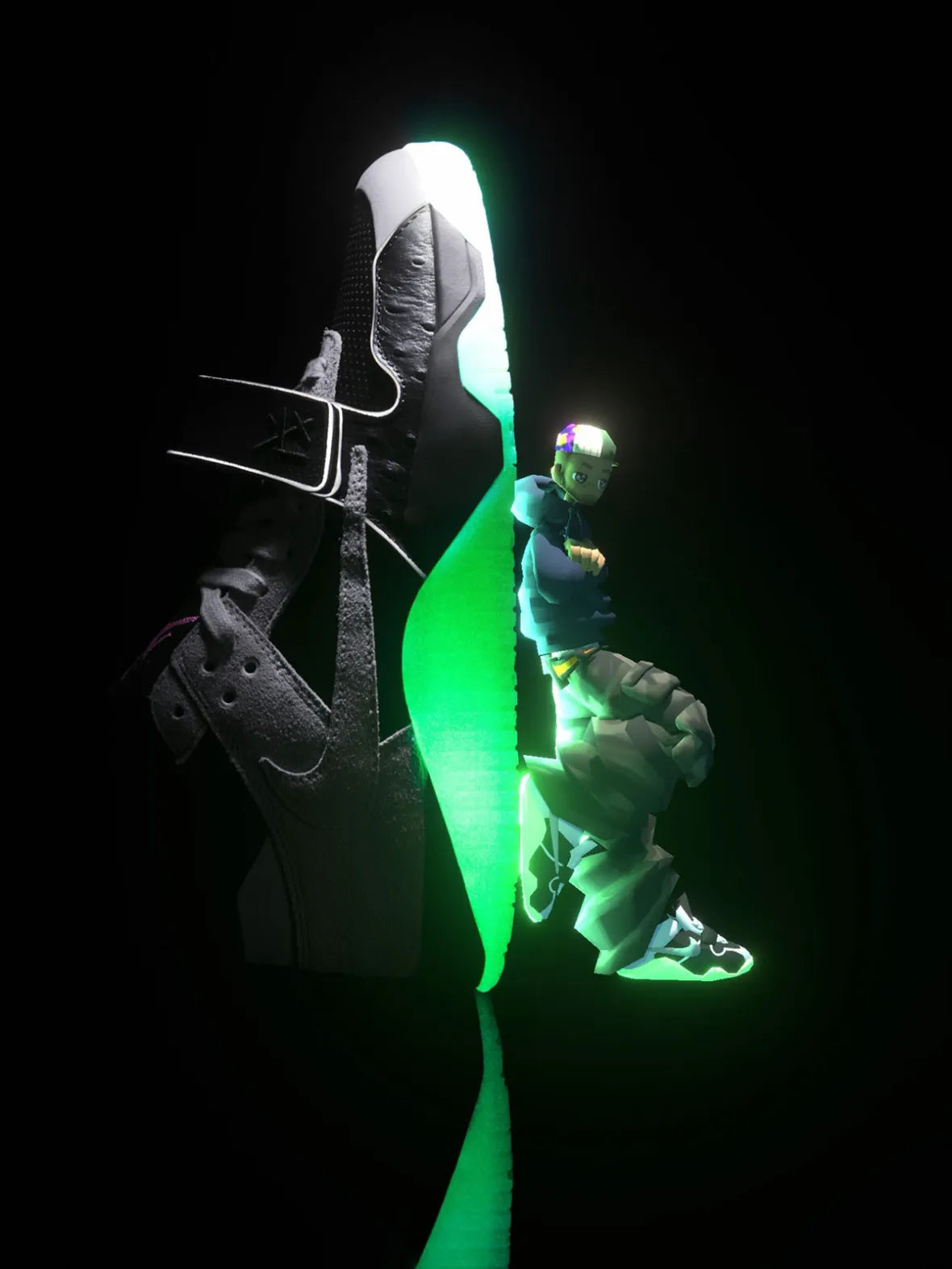 AIR JORDAN JUMPMAN JACK TR TRAVIS SCOTT X CHASE B 'NIGHT SILVER'