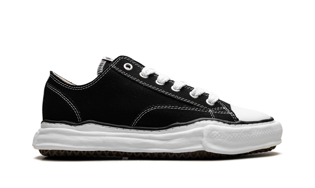 MAISON MIHARA YASUHIRO PETERSON OG SOLE CANVAS LOW BLACK