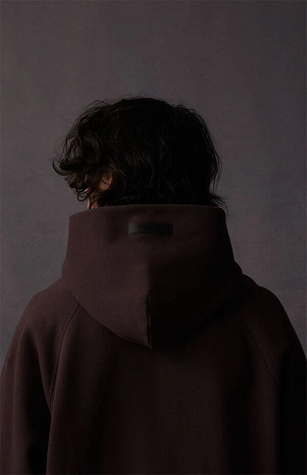 FEAR OF GOD ESSENTIALS HOODIE 'PLUM' SS23