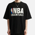 FEAR OF GOD ESSENTIALS NBA T-SHIRT 'CORE BLACK'