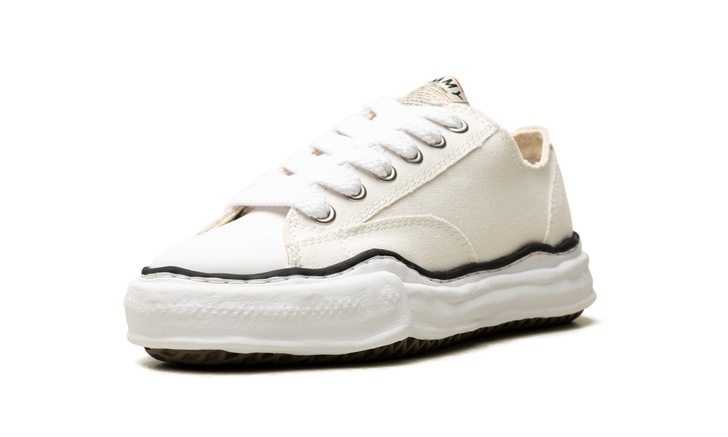 MAISON MIHARA YASUHIRO PETERSON OG SOLE CANVAS LOW "WHITE"