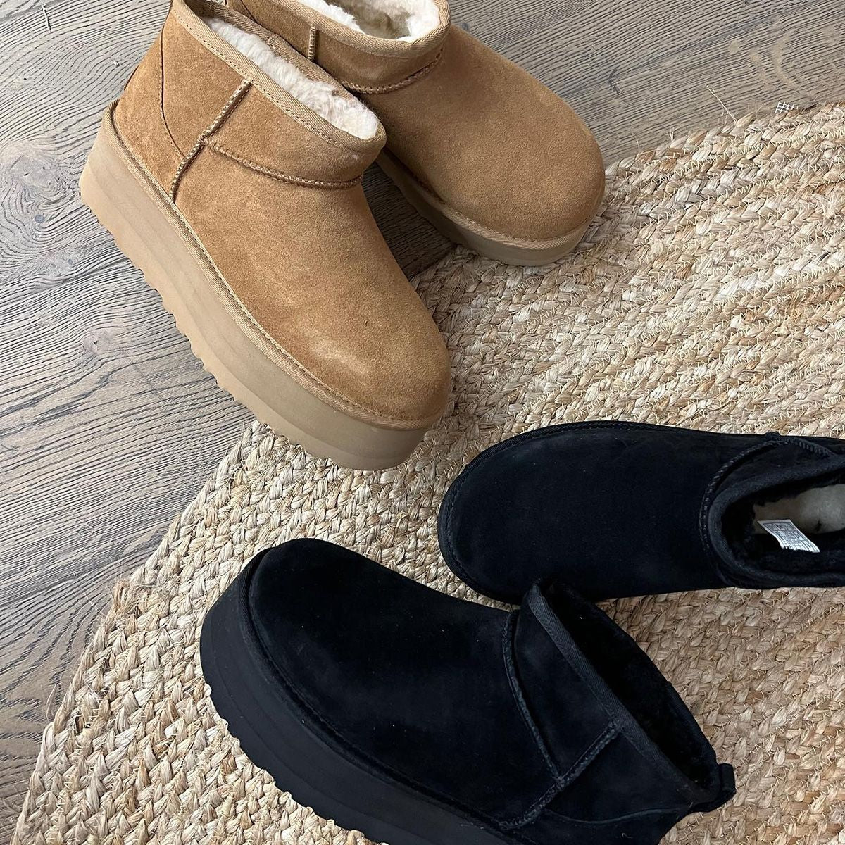 UGG CLASSIC ULTRA MINI PLATFORM 'BLACK'