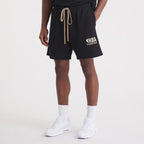 FEAR OF GOD ESSENTIALS X NBA SHORT 'GREY BLACK'
