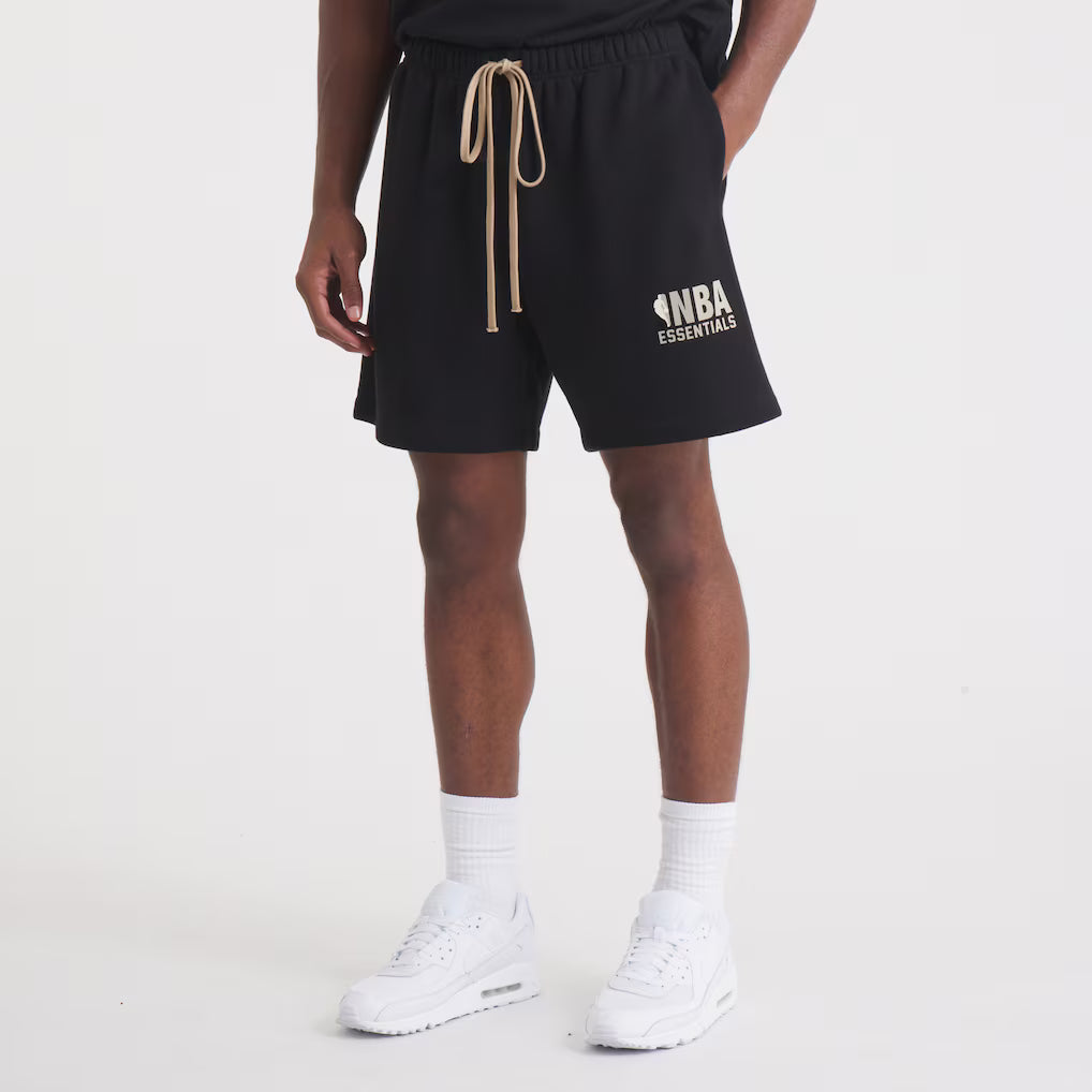 FEAR OF GOD ESSENTIALS X NBA SHORT 'GREY BLACK'