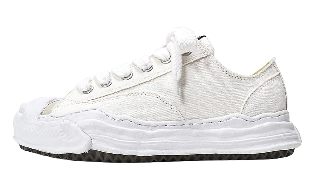 MAISON MIHARA YASUHIRO HANK OG SOLE CANVAS LOW "WHITE"