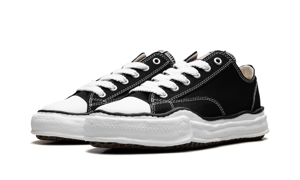 MAISON MIHARA YASUHIRO PETERSON OG SOLE CANVAS LOW BLACK