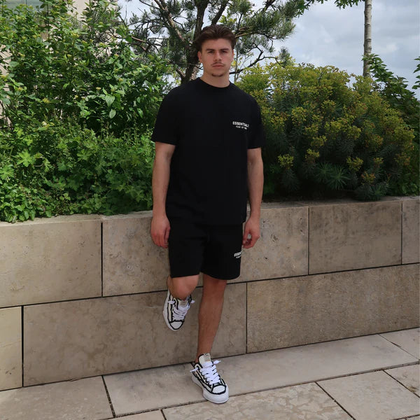FEAR OF GOD ESSENTIALS SUMMER SET 'BLACK' SS25